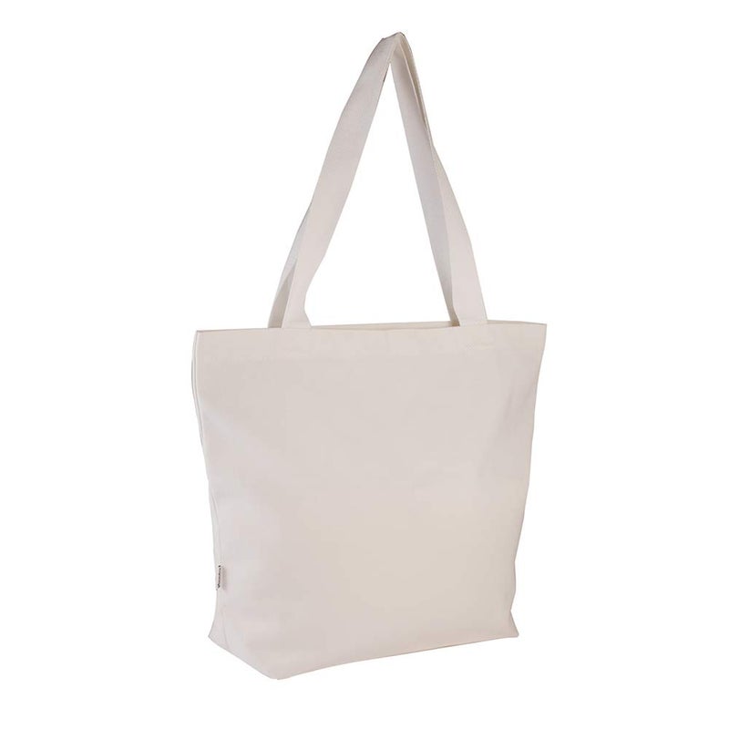 Augbunny Durable 100% Cotton 12oz Canvas Heavy Duty Extra Large Grocery Bag Beach Tote Shopping Bag Multi Purpose Tote. - Image 2